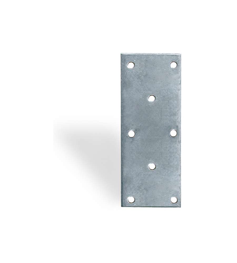 Giunto A Piastra Forato Mm 3 60x40 Zincato Pezzi 3 Masidef