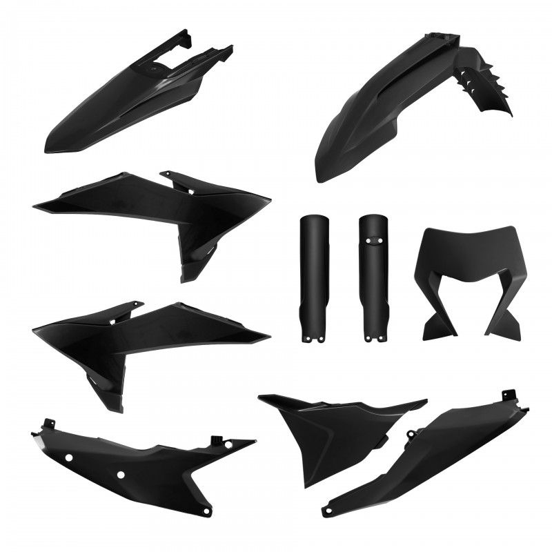 POLISPORT 91657 - Komplettes Plastik-Kit für KTM EXC/EXC-F/XC-W/XC-FW 26' - mit perfekter Passform und OEM-Qualität für Offroad-Einsatz, Farbe Schwarz - Bild 3