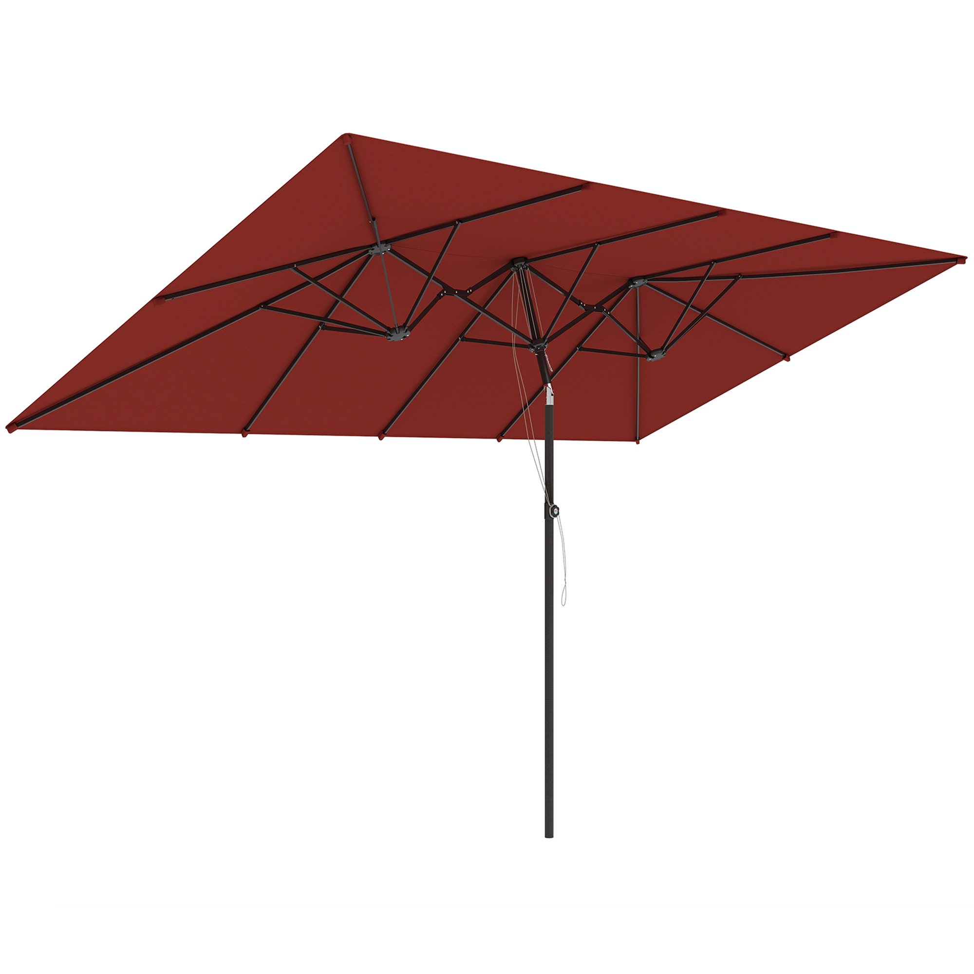 Grand Parasol, Réglable En Hauteur Et Inclinable