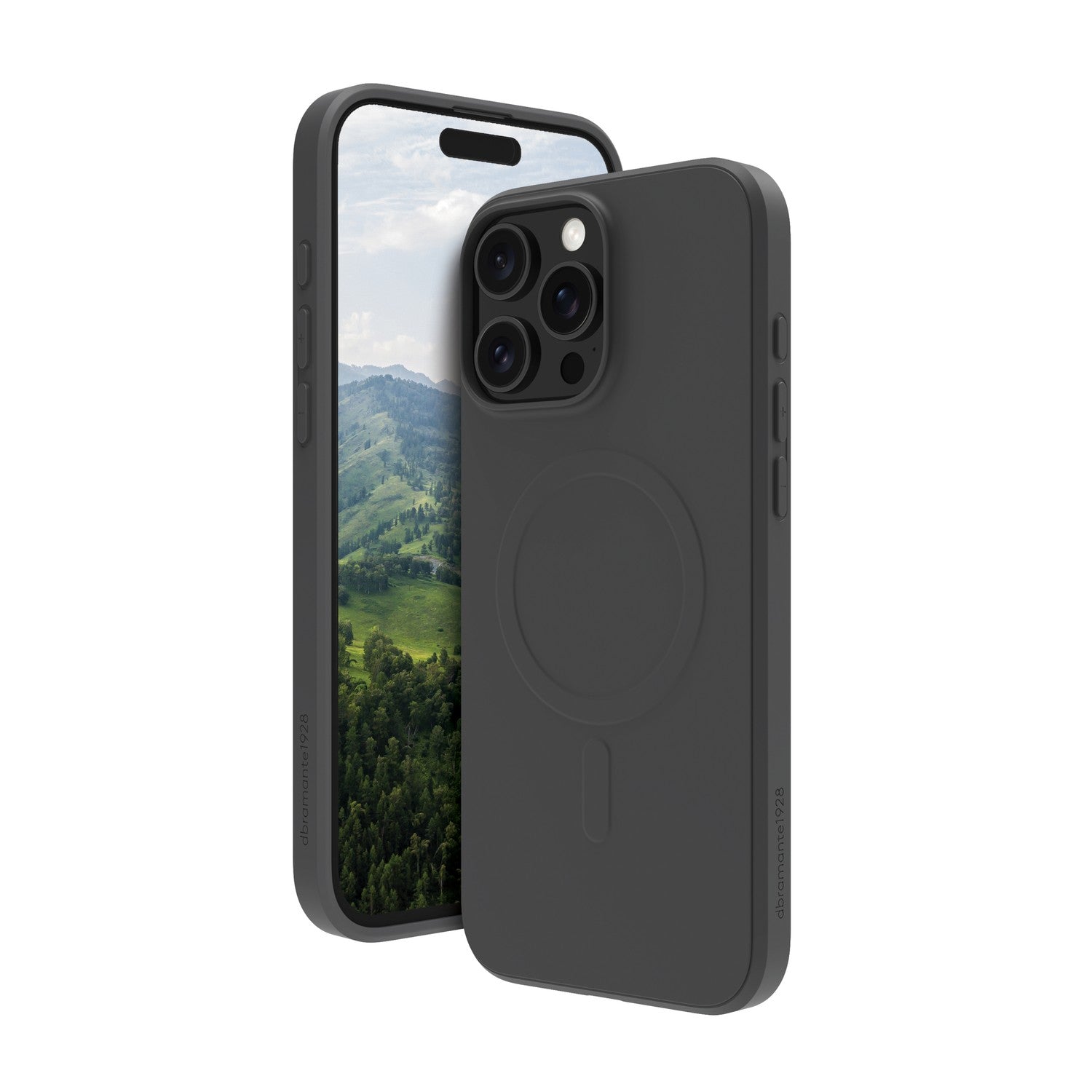 Northix Dbramante1928 Greenland Pro Ms - Schutzhülle Für Iphone 16 Pro Max, Kompatibel Mit Magsafe (Nachtschwarz)