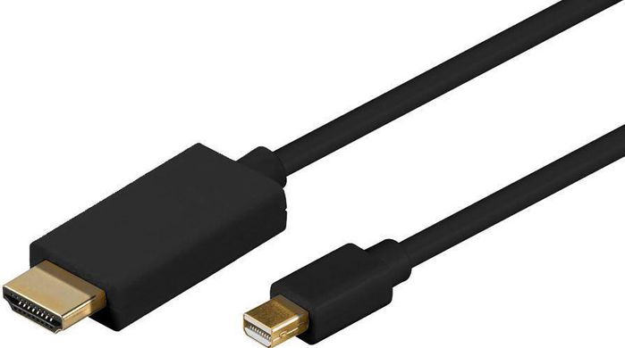 Microconnect Schwarz Mini Displayport 1.2 - Hdmi-Kabel 3 M