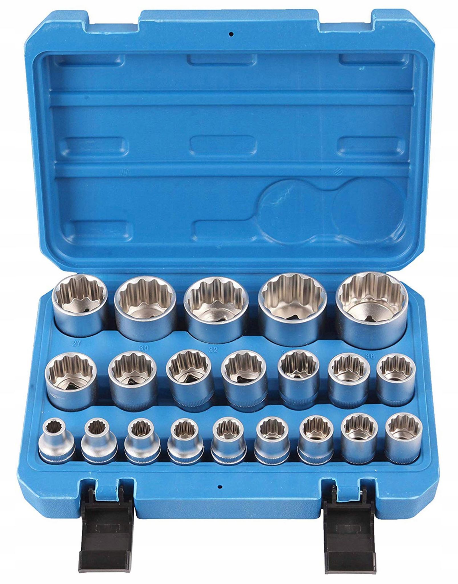 Import Schlüssel Und Stecknüsse Geko 12-point Socket Set 1/2 Zoll 21 Teile