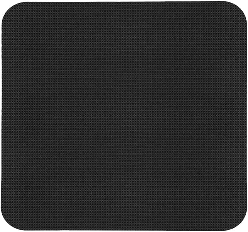 Patins antidérapants pour parquet en caoutchouc, protection de sol, noir