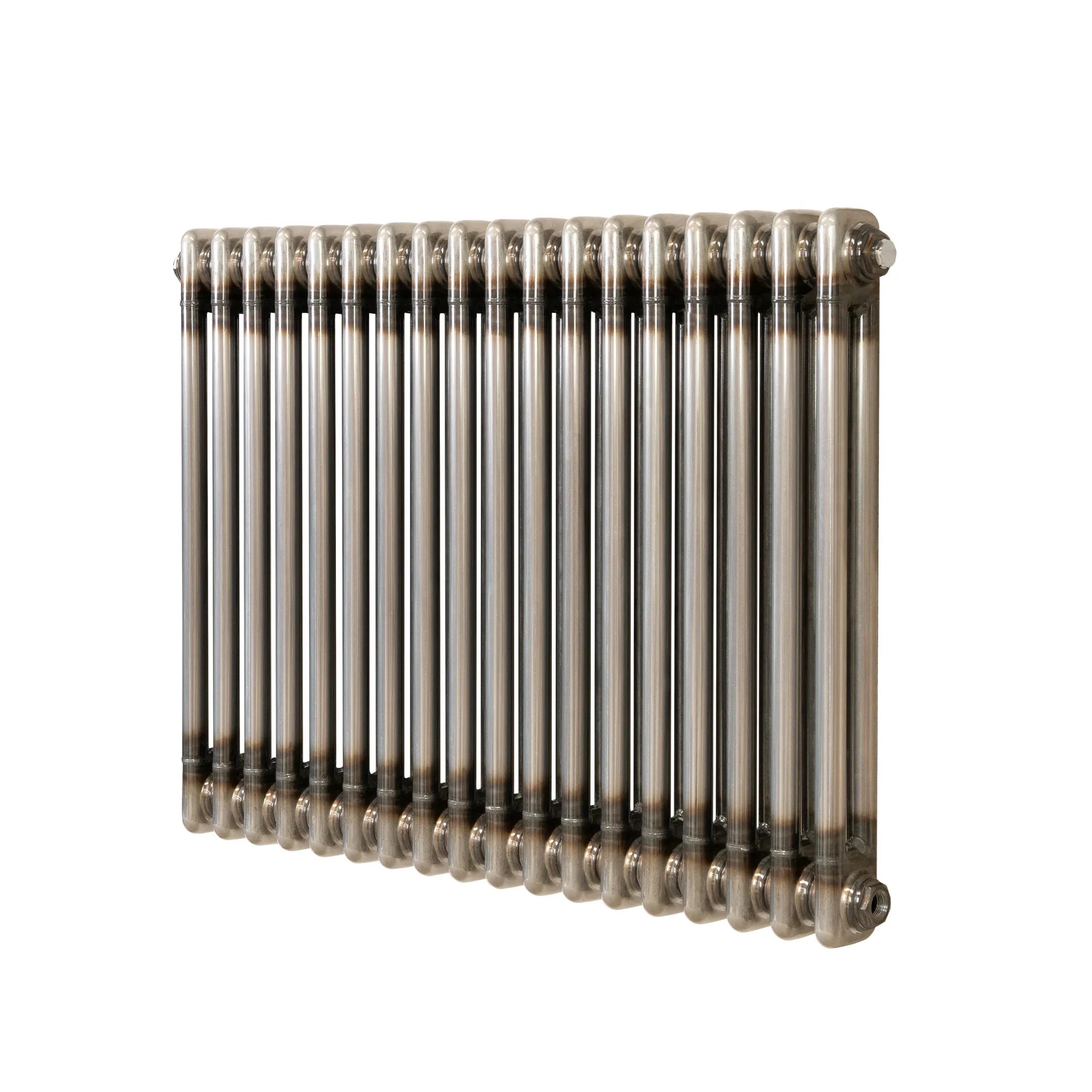 Monster Shop Traditional 2 Column Radiator - 600 X 830mm - Raw Metal