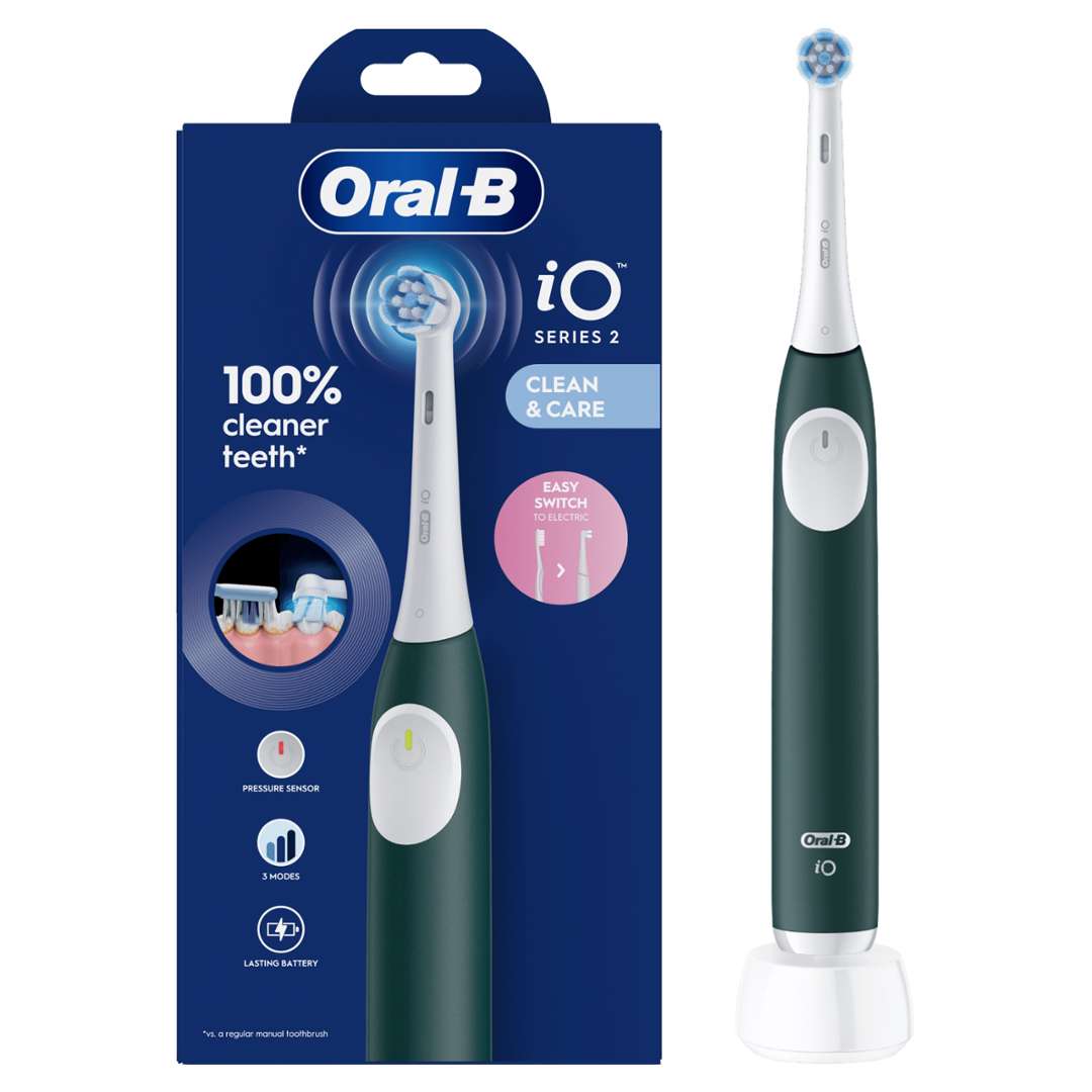 Oral-B Io2 Elektrische Zahnbürste Forest Green 1 St. - Bild 3