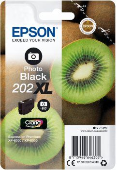 Epson 202XL Tintenpatrone C13T02H14020, Foto Schwarz - Bild 4
