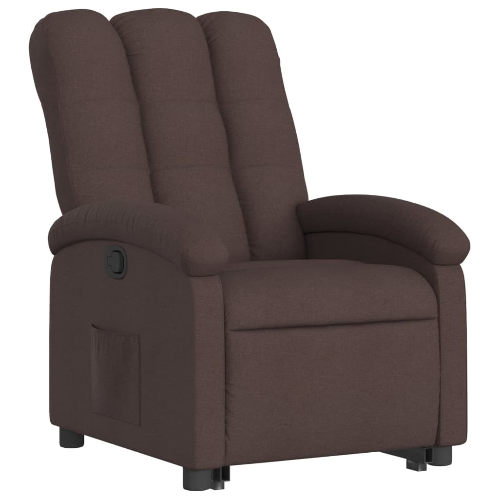 Dunkelbraun Relaxsessel Mit Aufstehhilfe Stoff Vidaxl - Bild 2