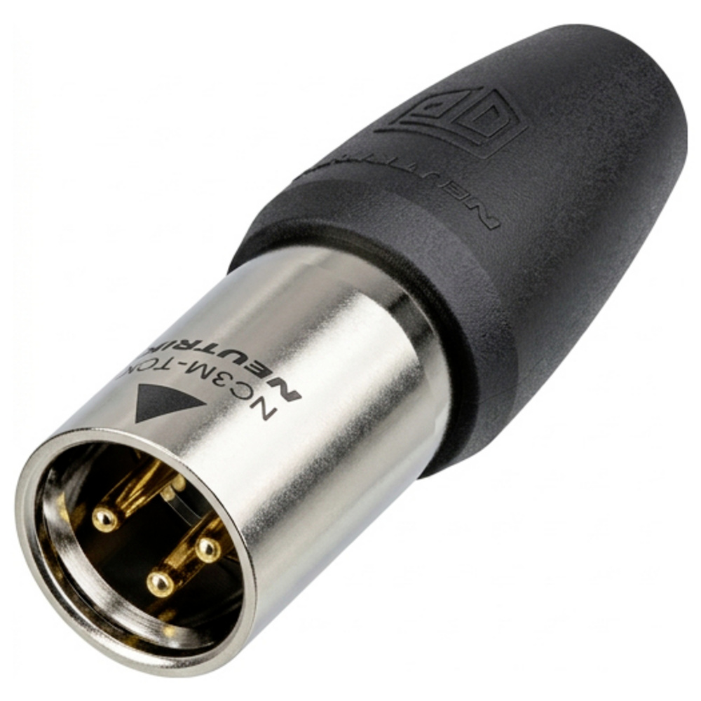 Neutrik Silber Nc3mx1-Top Xlr-Steckverbinder Stecker, Gerade Polzahl: 3 Mono 1 St.