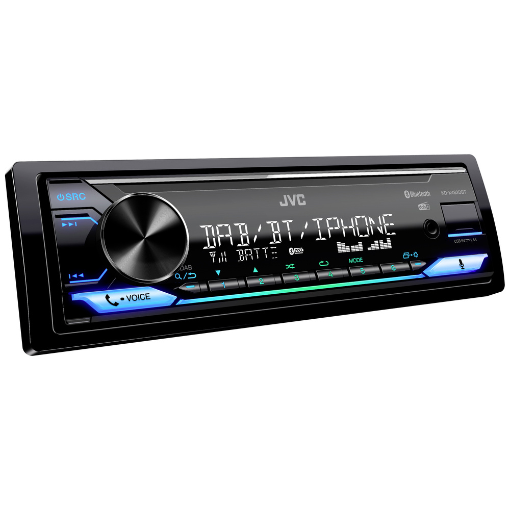 Jvc Autoradio Kd-X482dbt 1 Din Bluetooth Dab+ Usb Alexa Flac 4X50w - Image 6