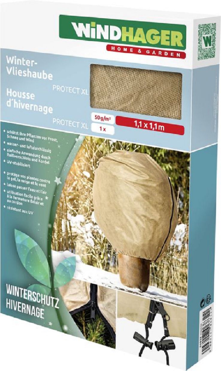 Windhager Beige Gartenvlies "Jute-Trennvlies Für Töpfe Unkrautvlies Aus Jute Pflanzenvlies" Wasserdurchlässig Und Atmungsaktiv 1X1 M von Baur - Image 4