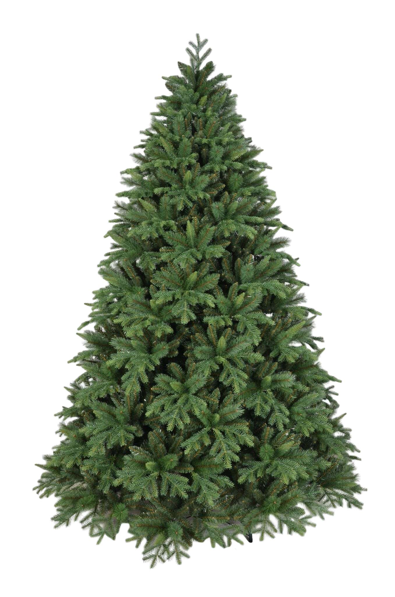 Albero Di Natale Realistico Foglie Pvc Pe Superfolto Verde Apertura Rapida 240 Cm - 3953 Rami
