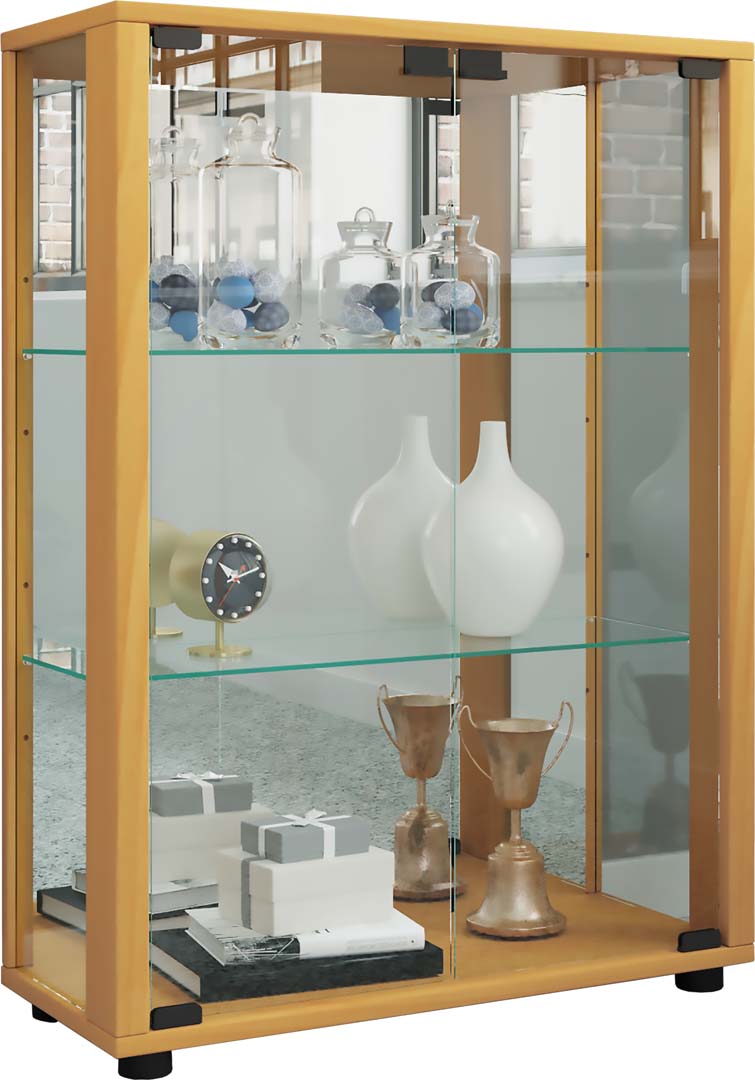 Vitrine   ¦ holzfarben ¦ Maße (cm): B: 60 H: 80 T: 25.0 Schränke > Vitrinen - Sconto - Image 5