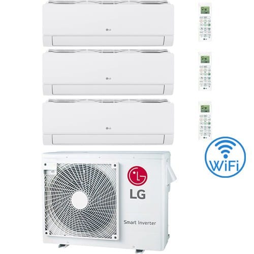 Climatizzatore Condizionatore Lg Dualcool Libero Smart R32 Wifi Trial Split Dual Inverter 9000 + 9000 + 9000 Btu Con U.e. Mu3r19 Classe A+++/a++ Novità 2026