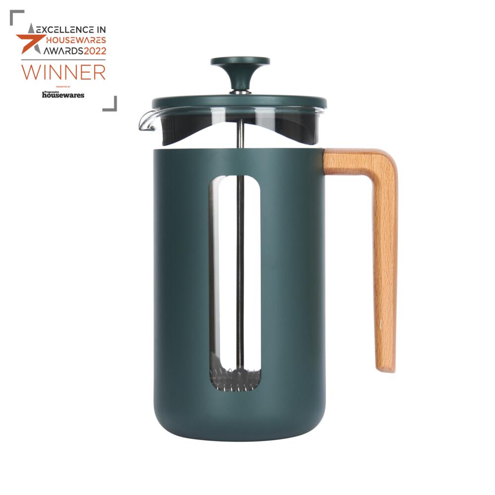 Oem Grün La Cafetière Pisa Cafeteria De Edelstahl, French Press De 8 Tassen, In Einer Box De Geschenkbox De Geschenk