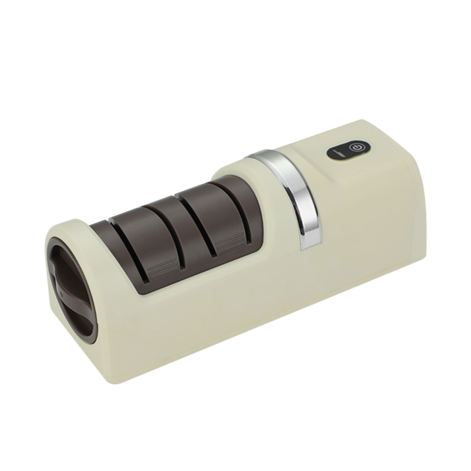 Affûteur de couteaux électrique rechargeable USB, meule gros et fin meulage, base antidérapante, rouge