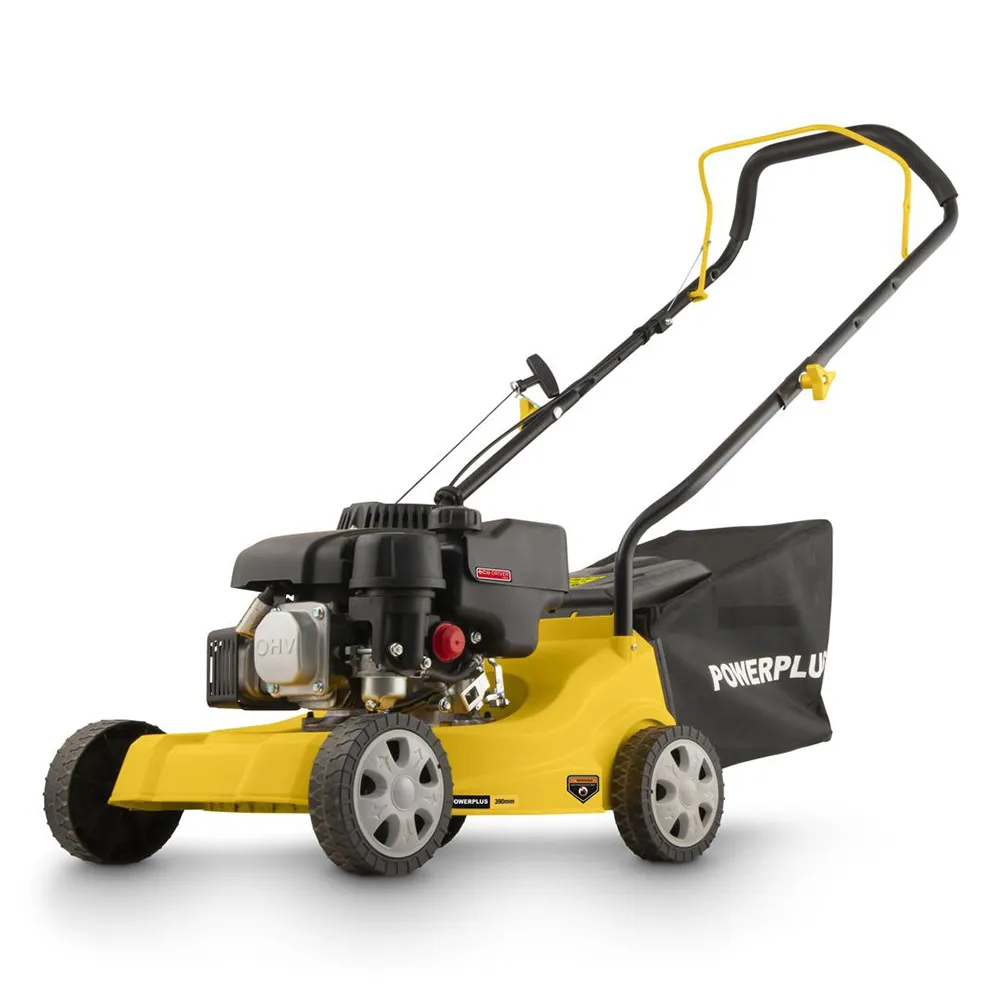 Rasenmäher Powerplus Tondeuse A Gazon Thermique 132 Cc 400 Mm