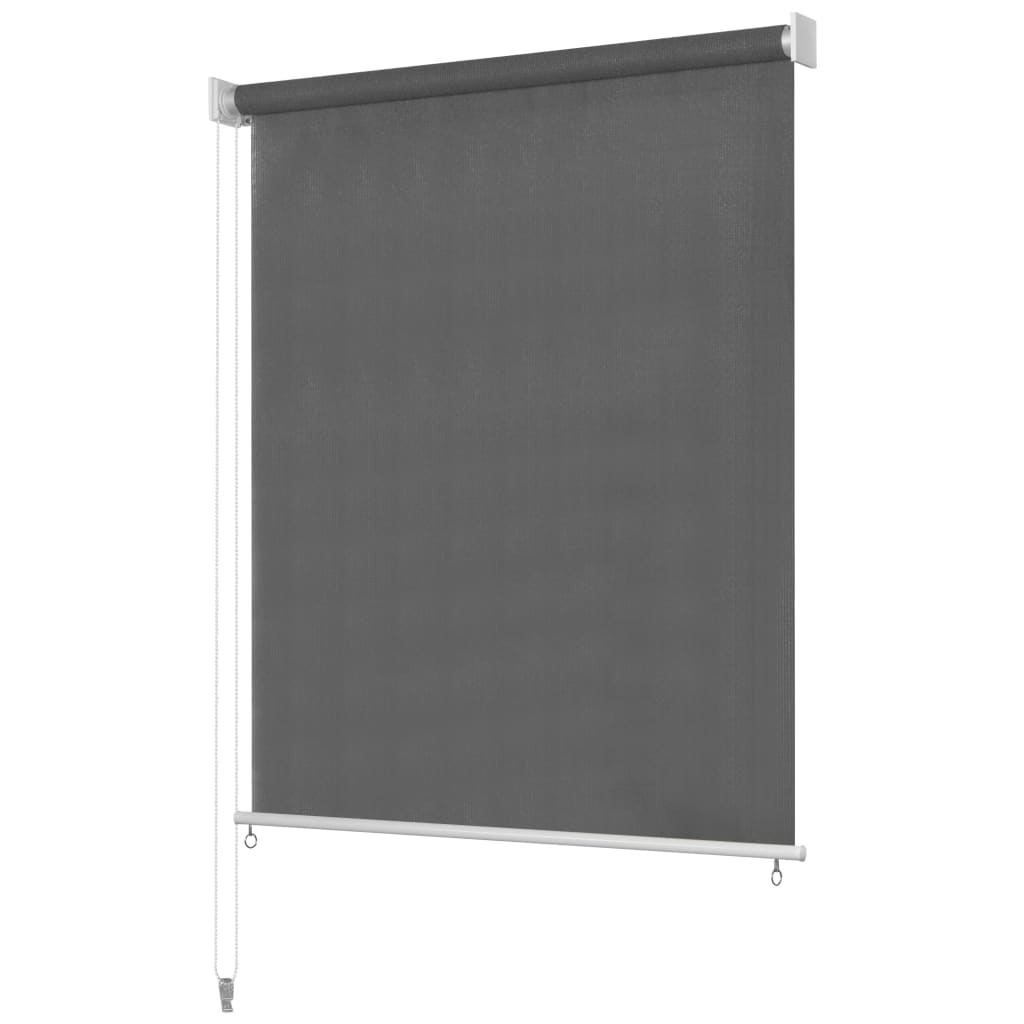 Outdoor Roller Blind 180x140 Cm Anthracite Vidaxl