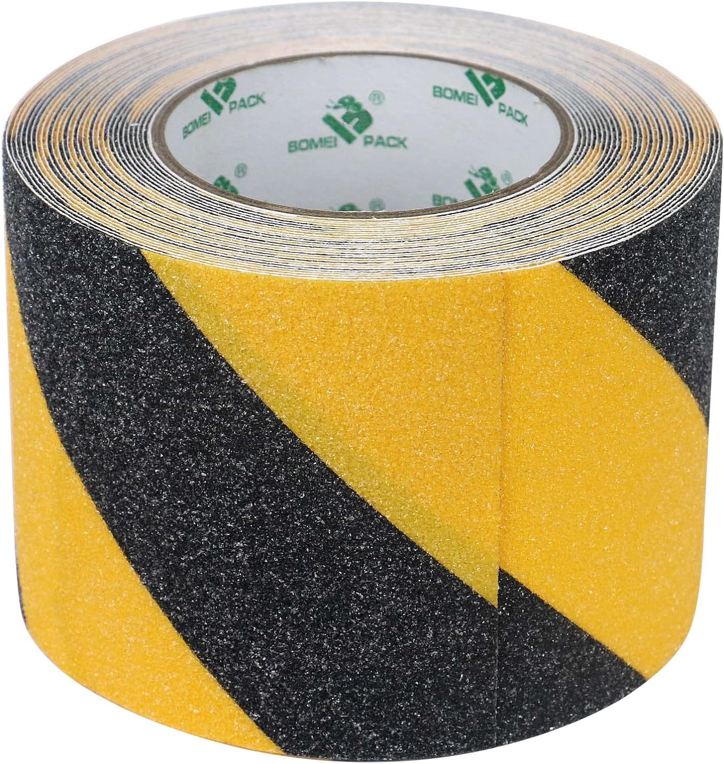 Tapis de sol en caoutchouc antidérapant noir et jaune, lot de 4 pièces, résistant à l'eau
