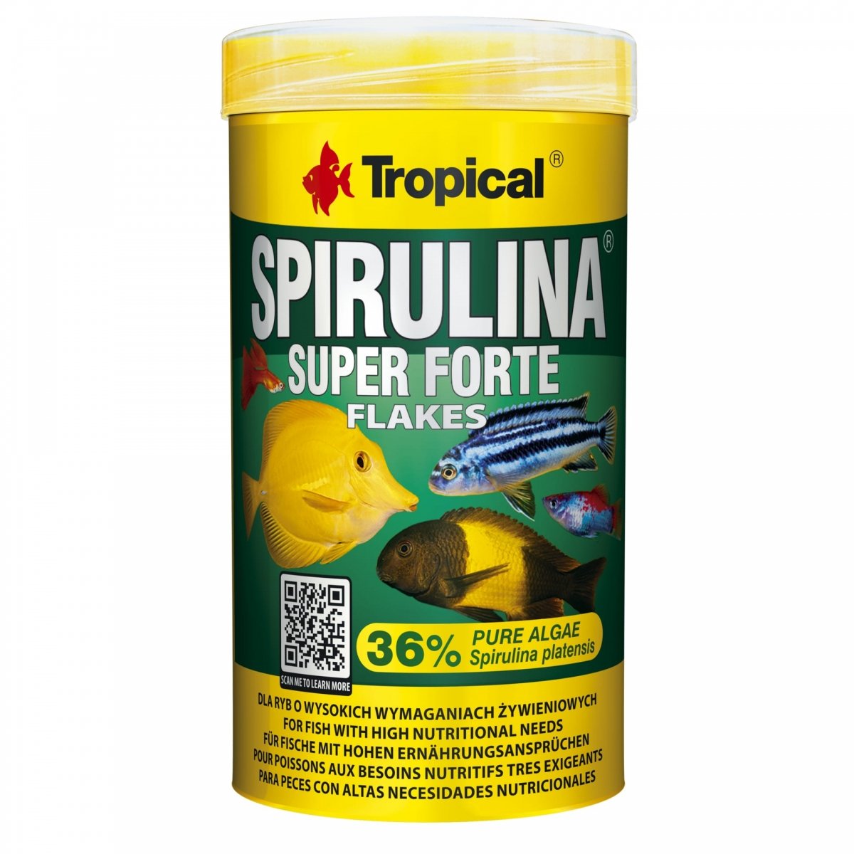 Tropical Super Spirulina Forte Flockenfutter 1000ml mit extra viel Spirulina - Image 3