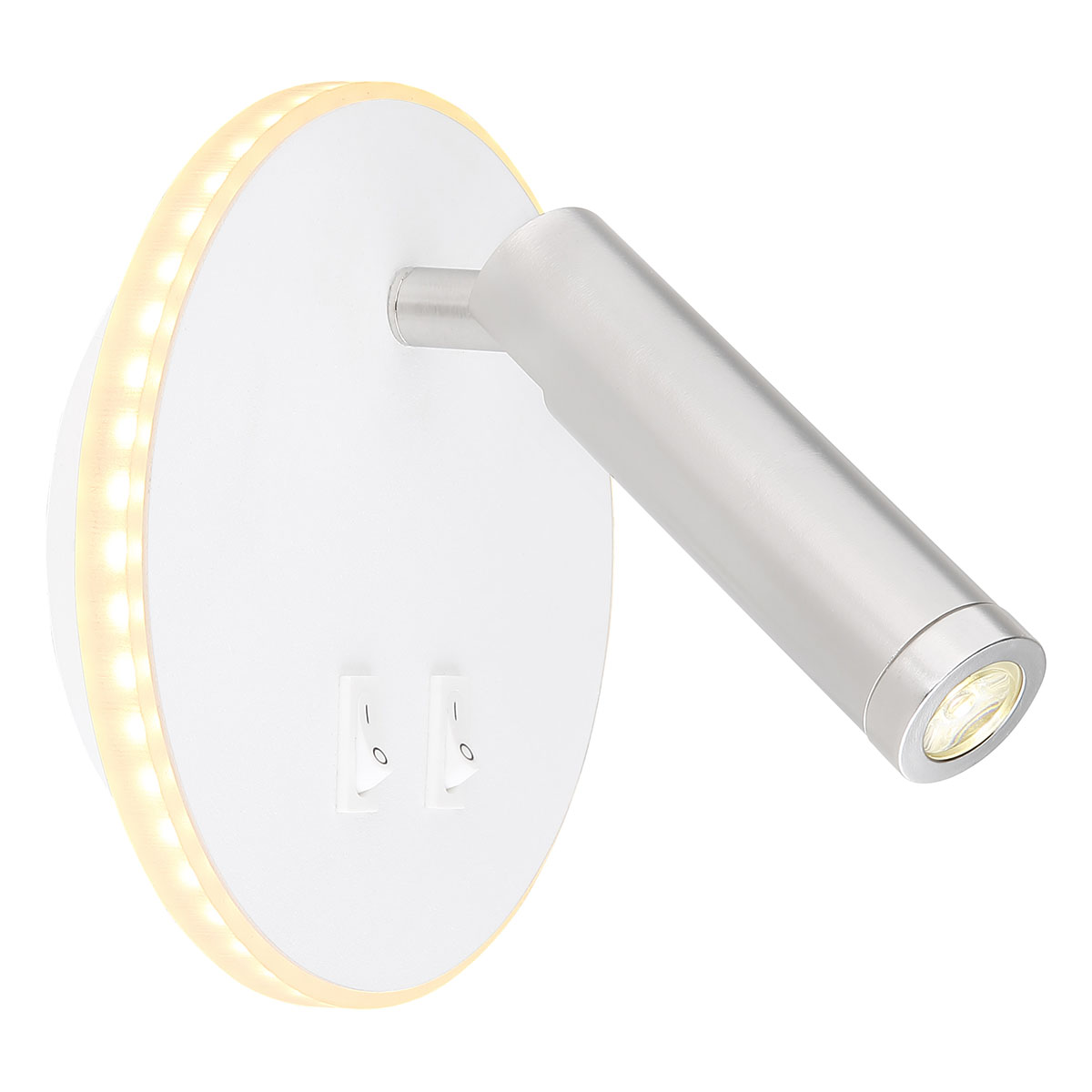 Globo Weiß Wandleuchte - Many - Metall - Ø 15Cm - Led