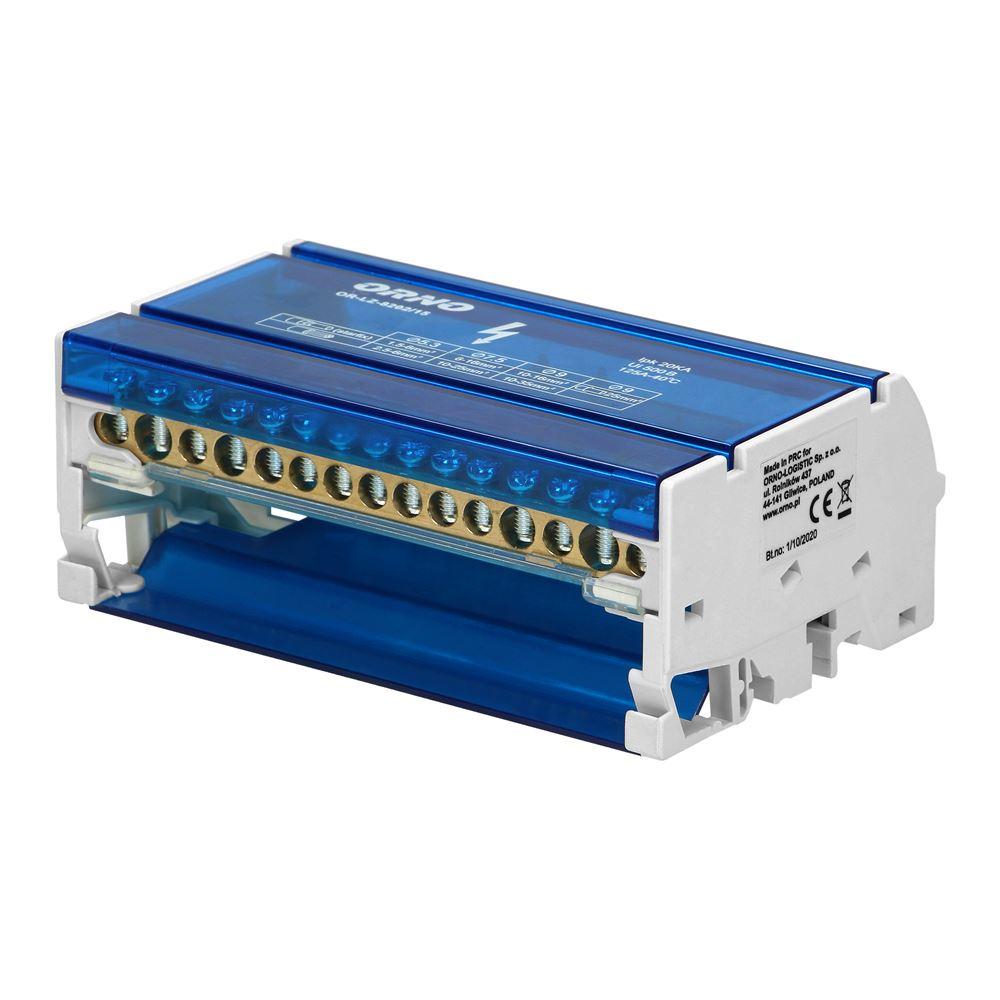 Orno , Verteilerschrank Zubehör, Verteilerblock Mit 4 Reihen Und 15 Klemmen - Image 3