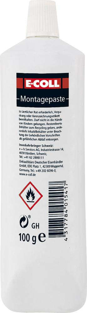 E-Coll Montagepaste 100G, Tube