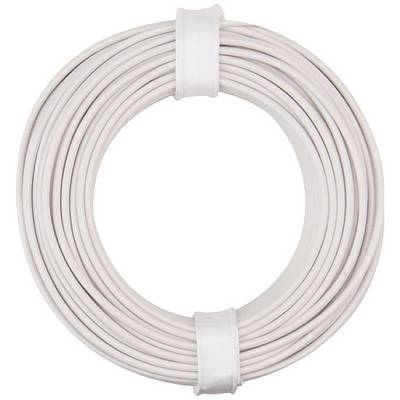 Donau Elektronik 150-015 Cablaggio Filo 1 X 0,50 Mm Bianco 10 M