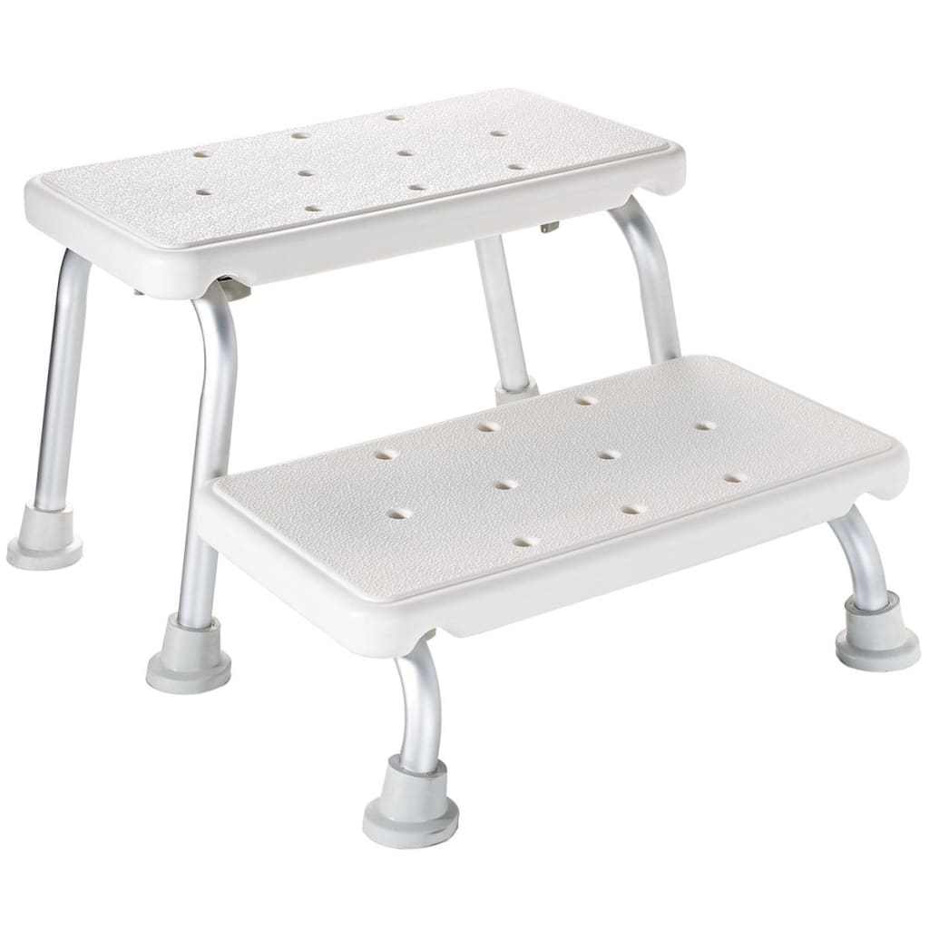 Ridder Weiss/Silber Badewannensitz + Duschhocker, Comfort Zweistufenschemel (150 Kg) - Image 3