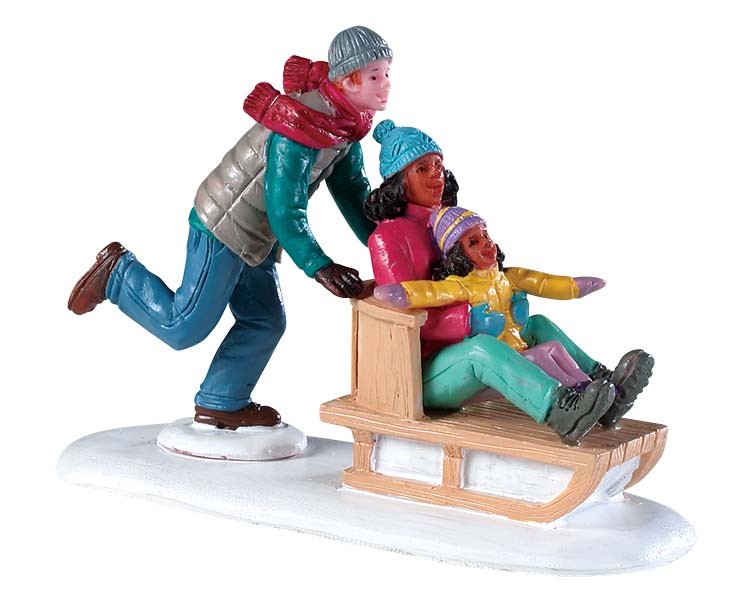 Lemax-92755-668, Family Snow Day, Weihnachtsdorf, Weihnachtsfiguren - Image 2
