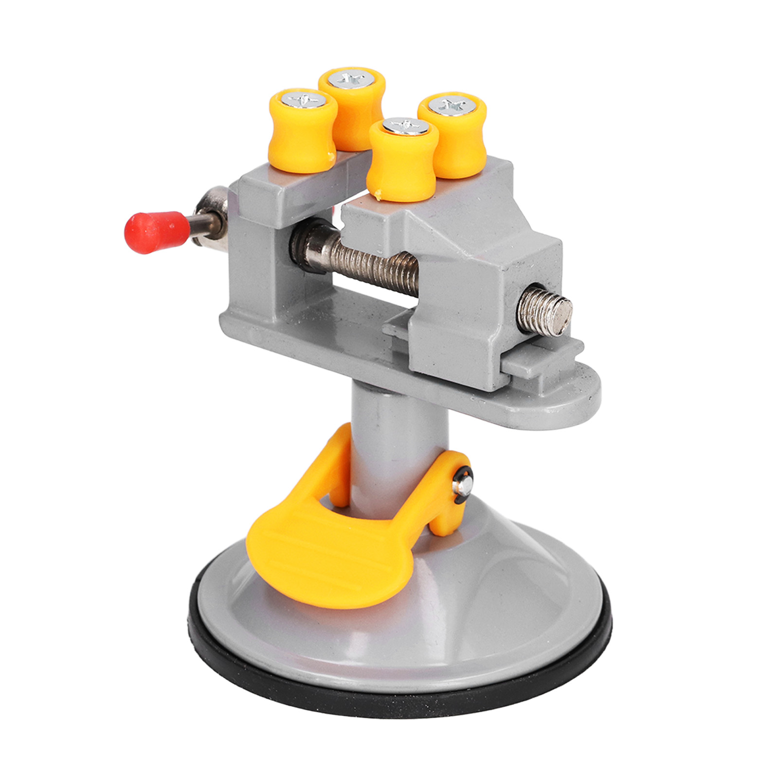 Étau de sculpture à ventouse rotatif 360°, serrage 0, 30 mm, mors plastique, pour perçage et polissage