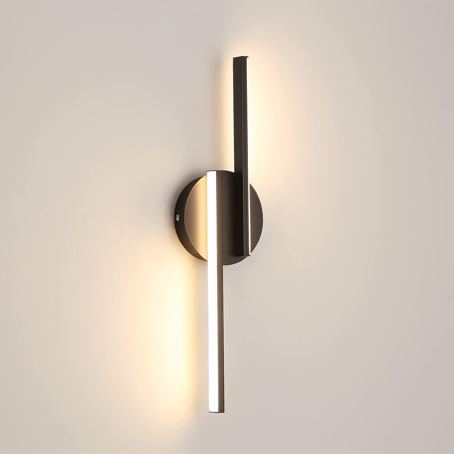 Applique Murale Led Intérieur, Lampe Murale Moderne 16w, Applique En Aluminium, 3000k Lumière Chaude Pour Salon, Couloir, Salle De Bain, Escalier, Veilleuse - Comely