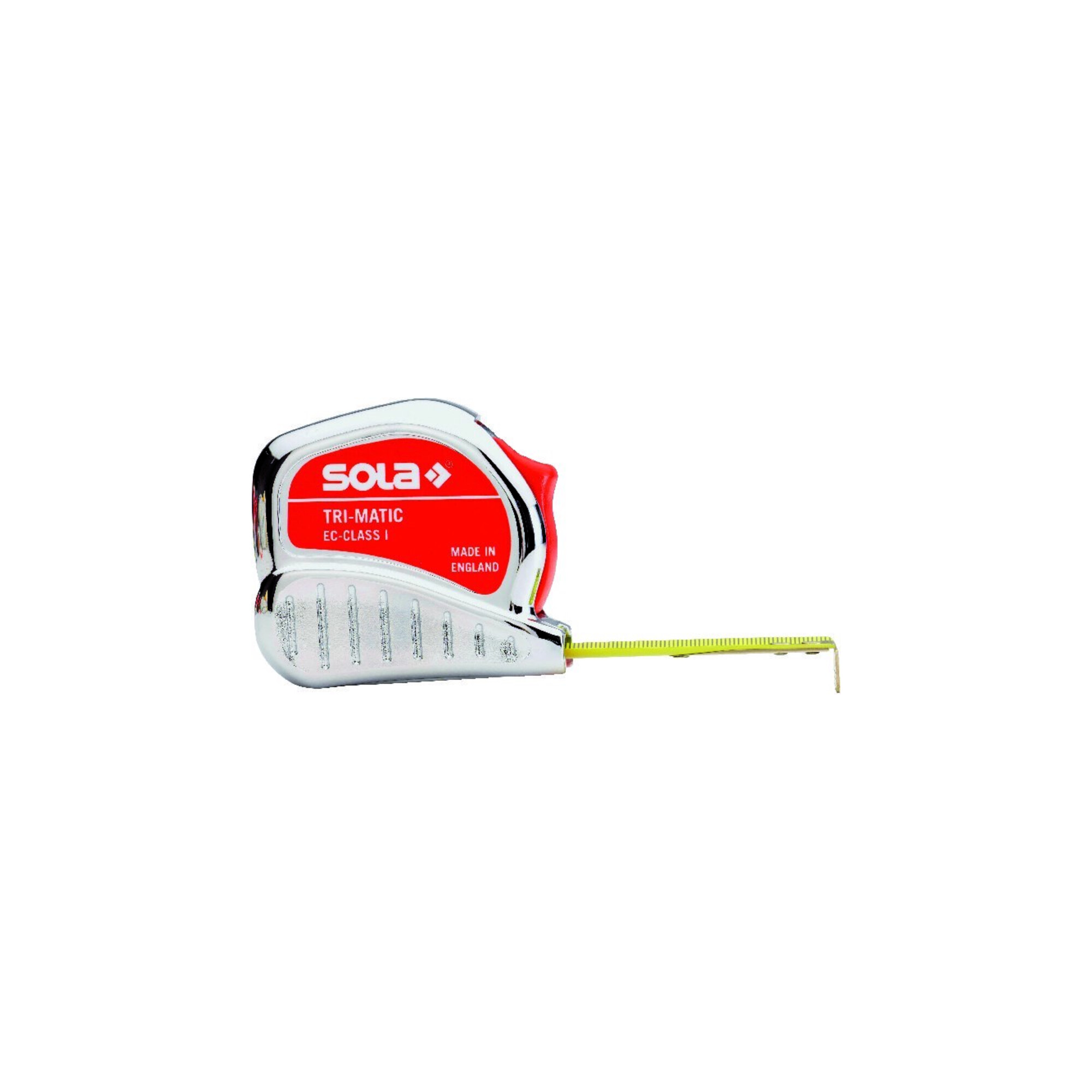 Sola Trimatic Rollbandmaß Mit Eg-Prüfzeichen (Genauigkeit 1) Rollmeter 3M