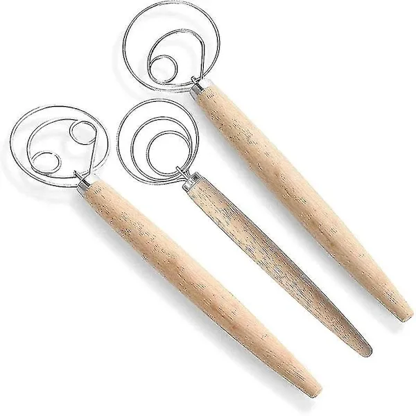 Impastatrice Danese, Set Da 3 Pezzi In Acciaio Inox, Ideale Per Torte, Dessert, Pane E Pizze.
