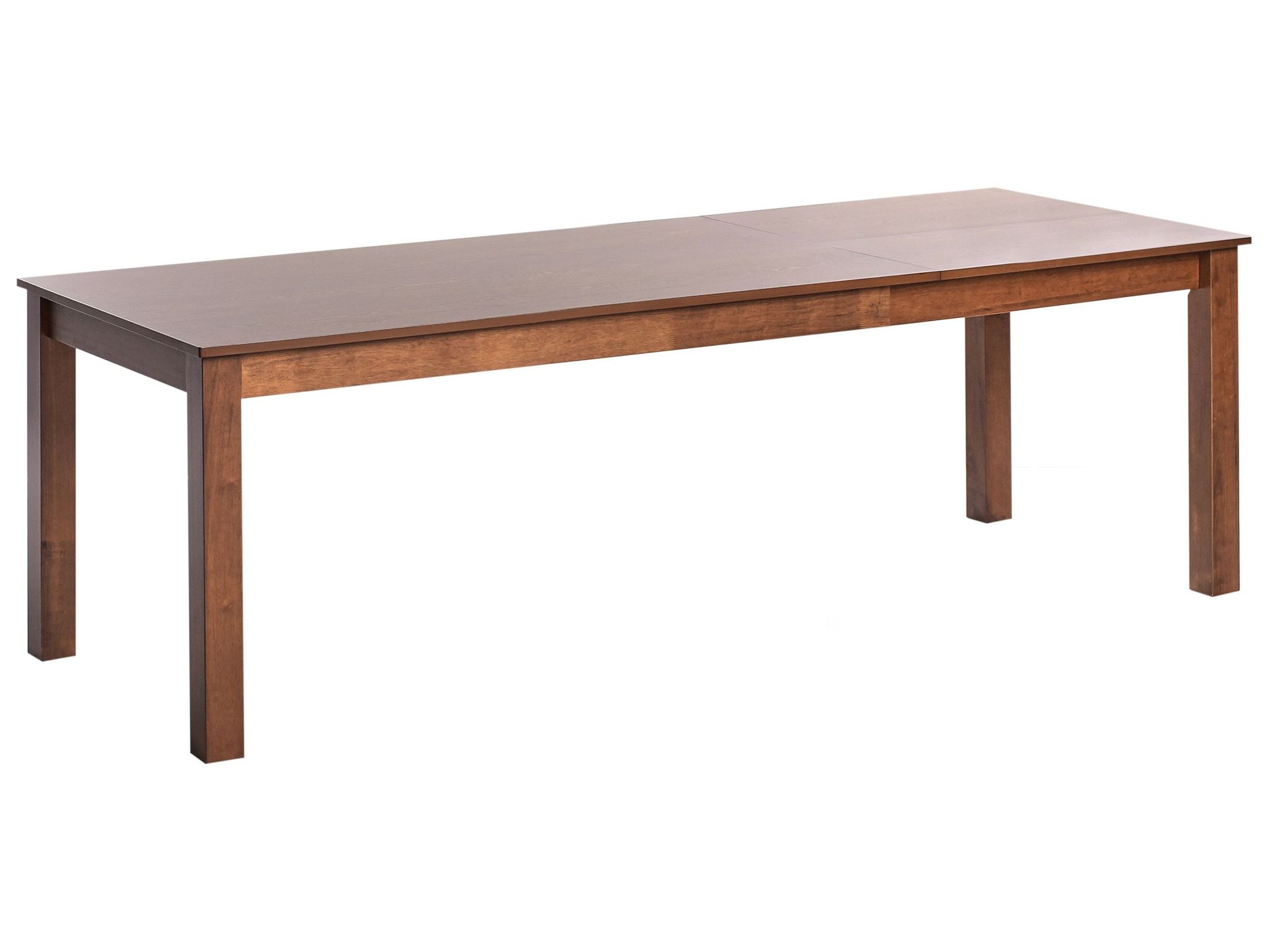 Beliani Extending Dining Table Madura Dark Ash Wood 160/240 Cm 90 Cm