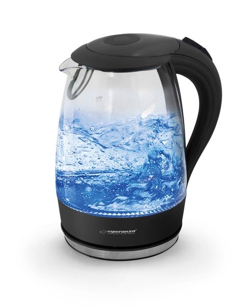 Esperanza Schwarz Northix Elektrischer Wasserkocher Ekk011k 1,7L 2200W