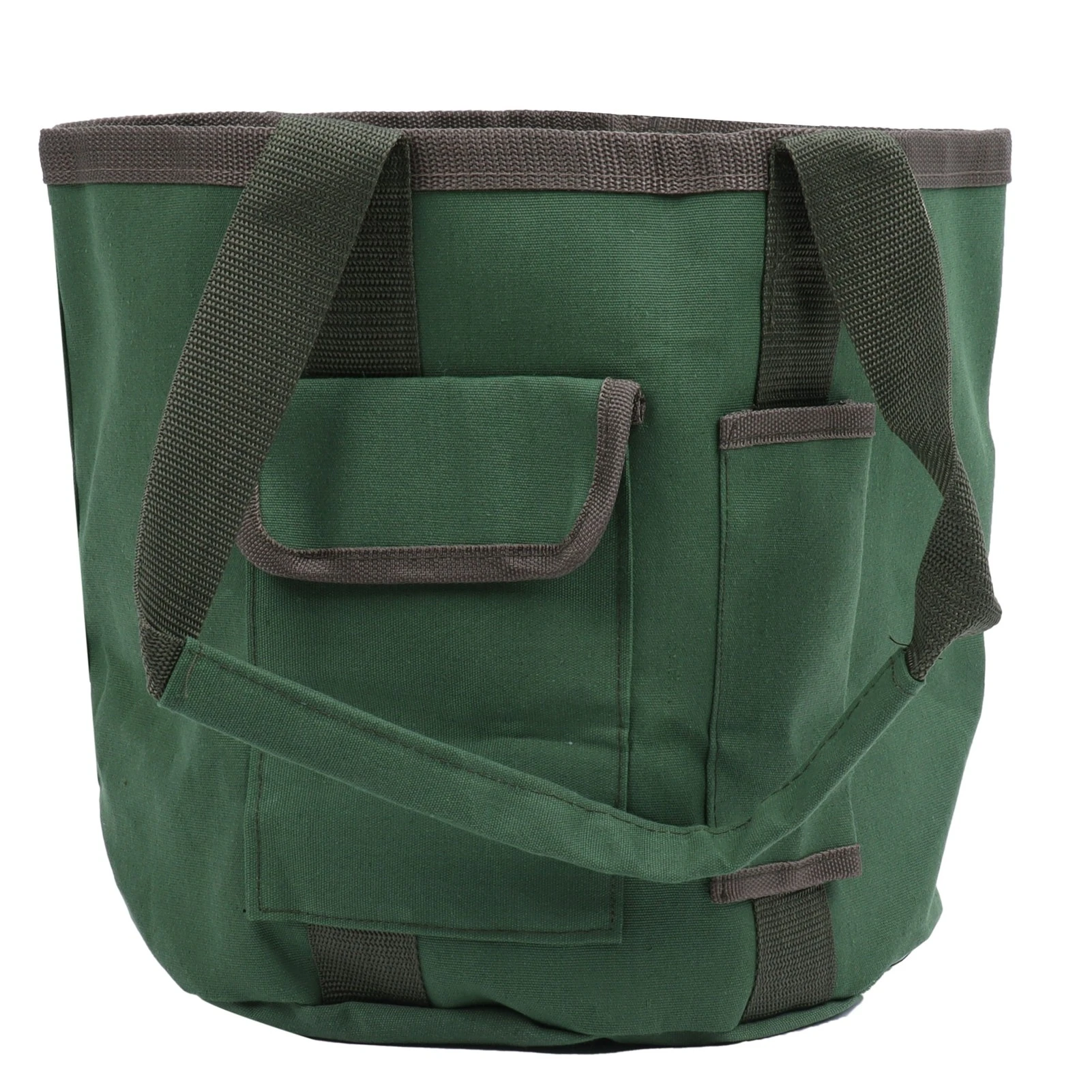 Sac à outils étanche en forme de seau, organisateur multifonctionnel de jardin, vert