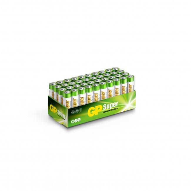 Gp Batteries Gp Super Alkaline 24A/Lr03 Aaa Einwegbatterie, 1,5 V, 40 Stück, 151377