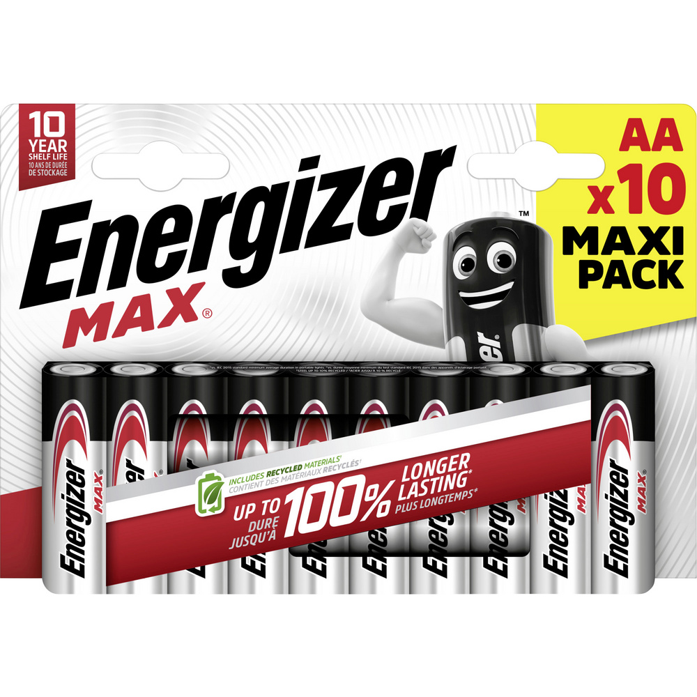 Altro Energizer Batterie Max Aa Lr6 /10 Eco