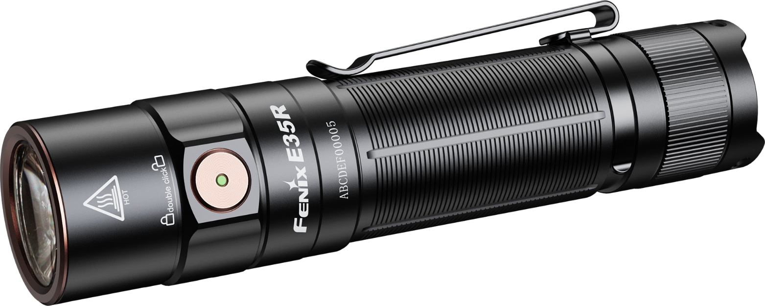 Schwarz Fenix Led-Taschenlampe E35r, Akkubetrieb, - Bild 7