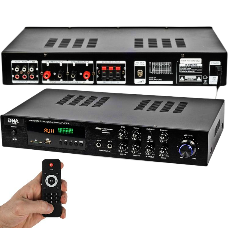 Oem Dna Ampli 5.0 Stereo-Soundverstärker Hifi Bluetooth Usb Sd Fm Aux Fernbedienung