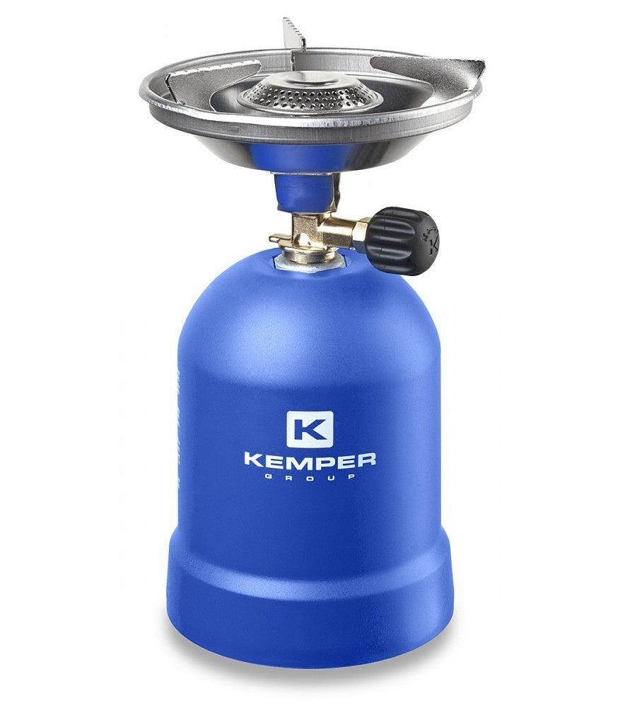 Camping Gaskocher mit Windschutz für 190 g Kartusche stabil und robust - Bild 3