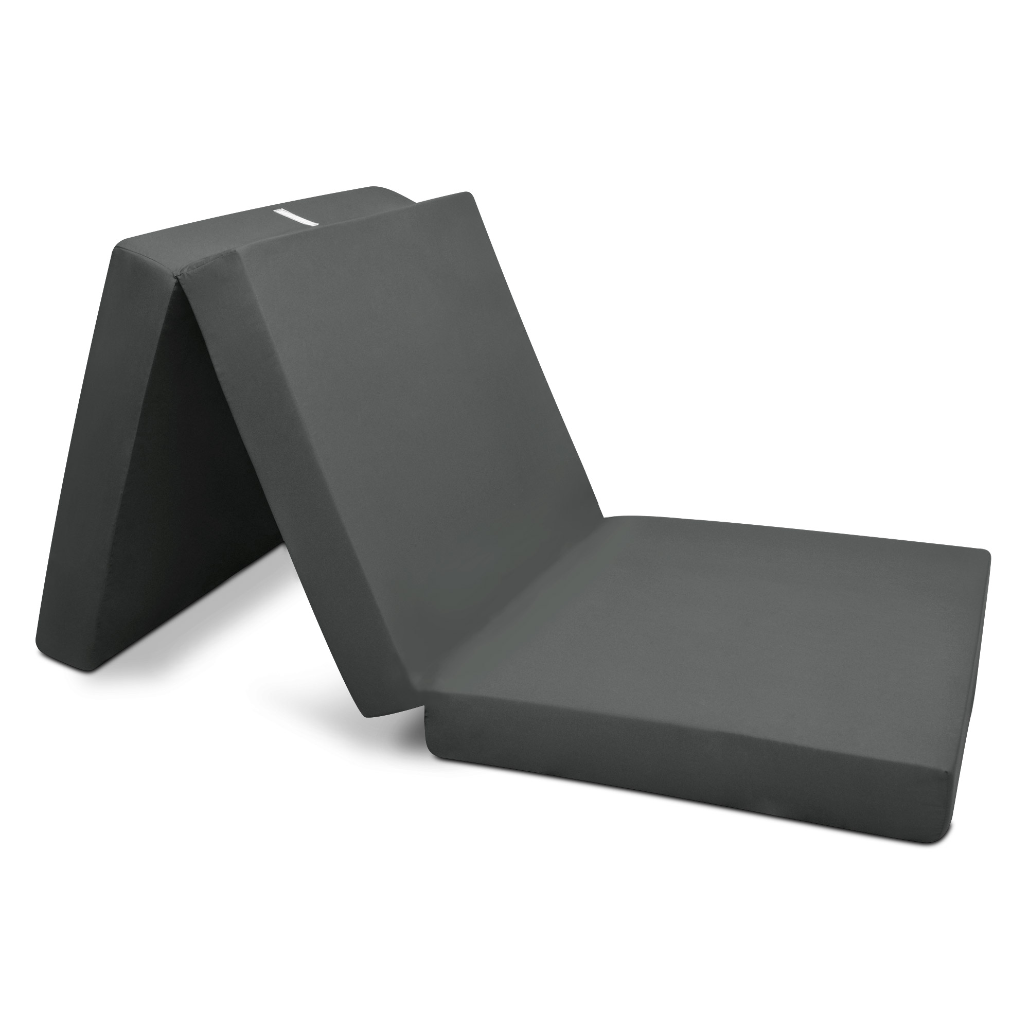 Beautissu - Pouf Pliable Campix - Matelas Pliant De Voyage Anthrazit