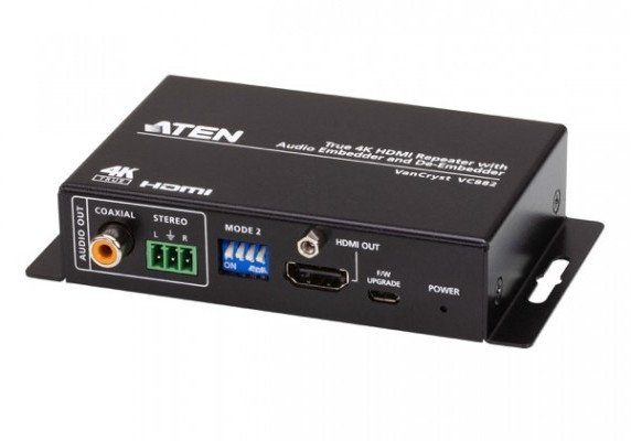 ATEN VC882 True 4K HDMI Repeater mit Audio Embedder und De-Embedder - Bild 4