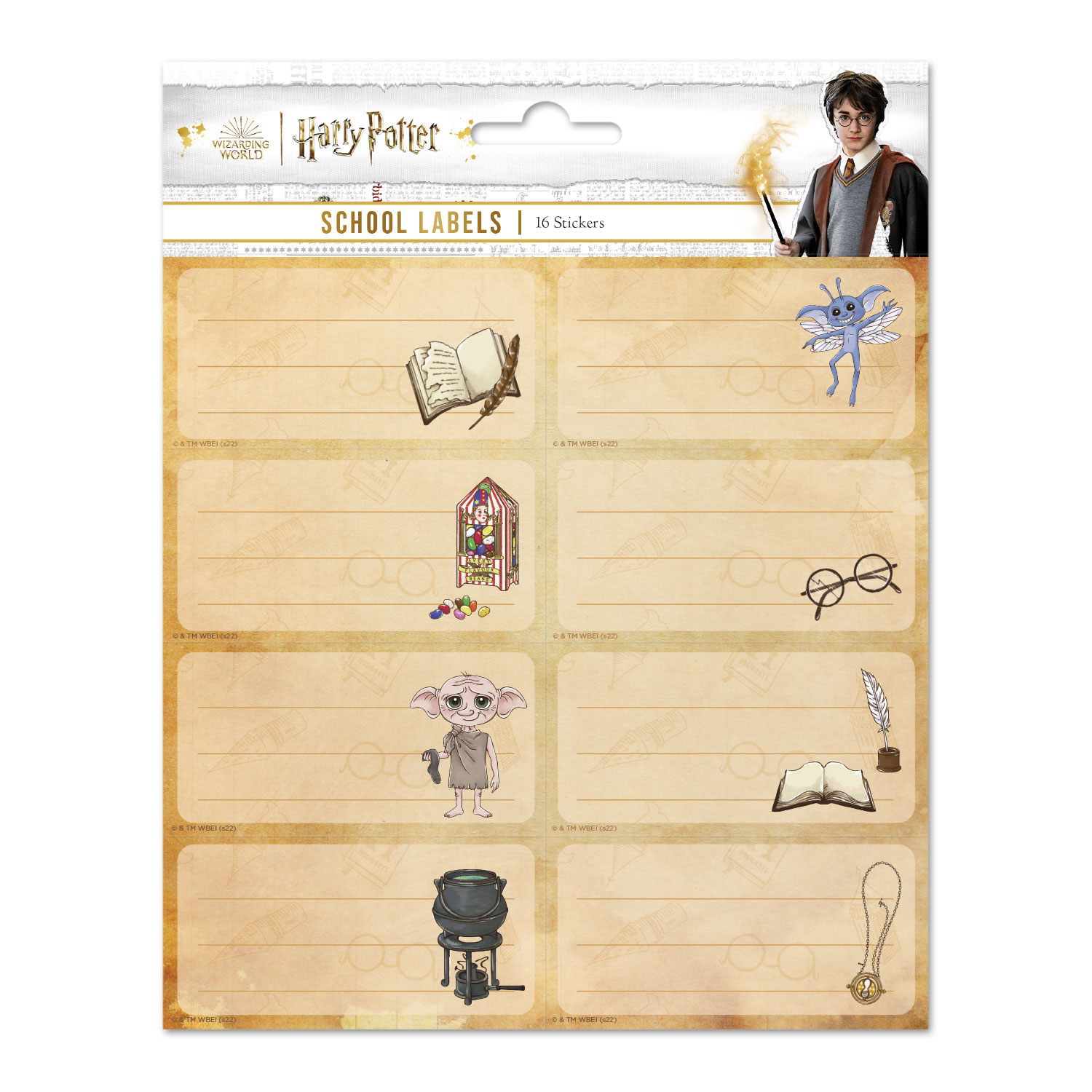 Grupo Erik Weiß Aufkleber Harry Potter