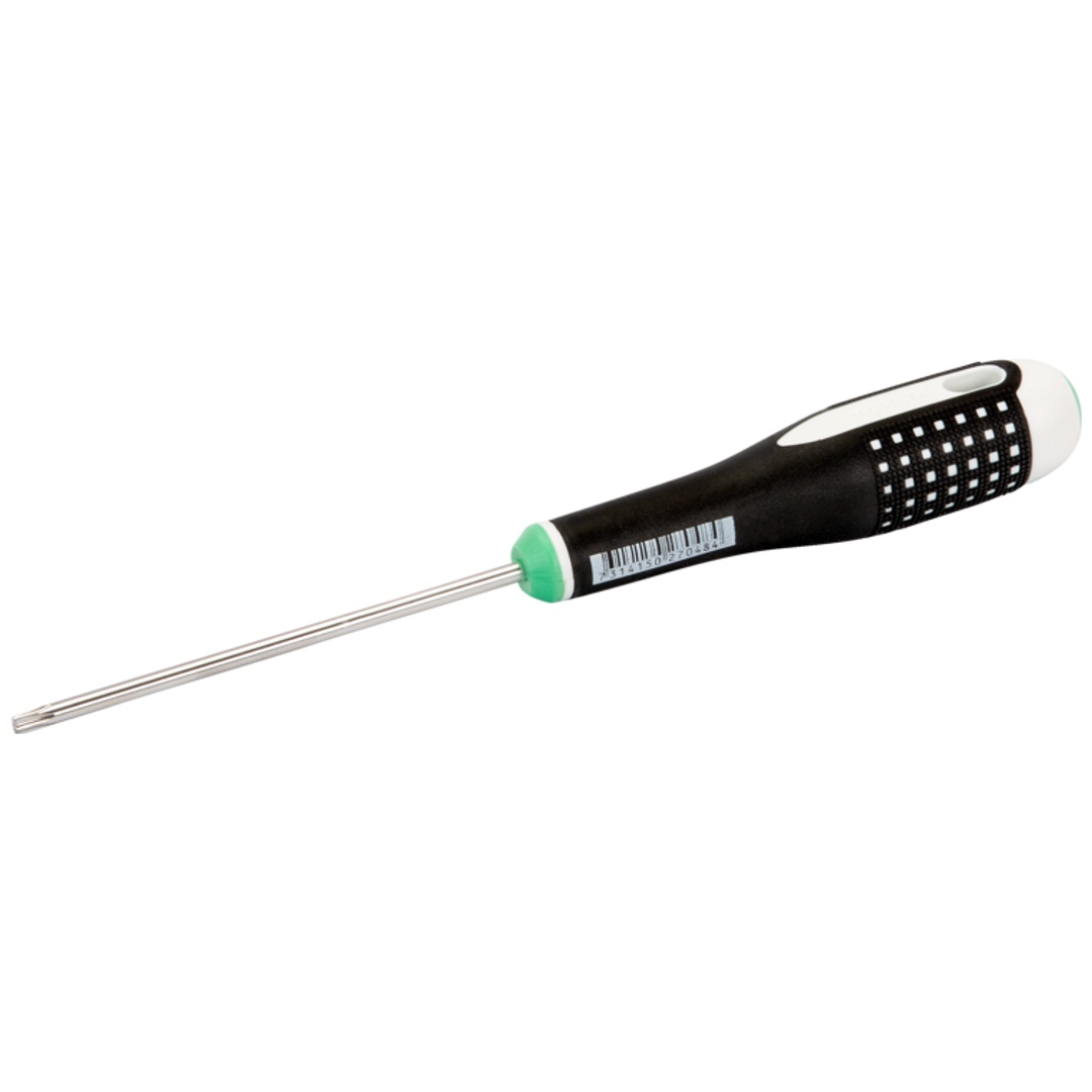 Bahco Versilbert Ergo Schraubendreher Torx Aus Edelstahl Mit 3-Komponentengriff, T25 X 125 Mm