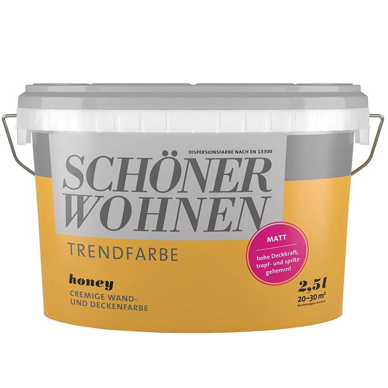 Sw Trend Wandfarbe Matt 2,5l Honey 1519