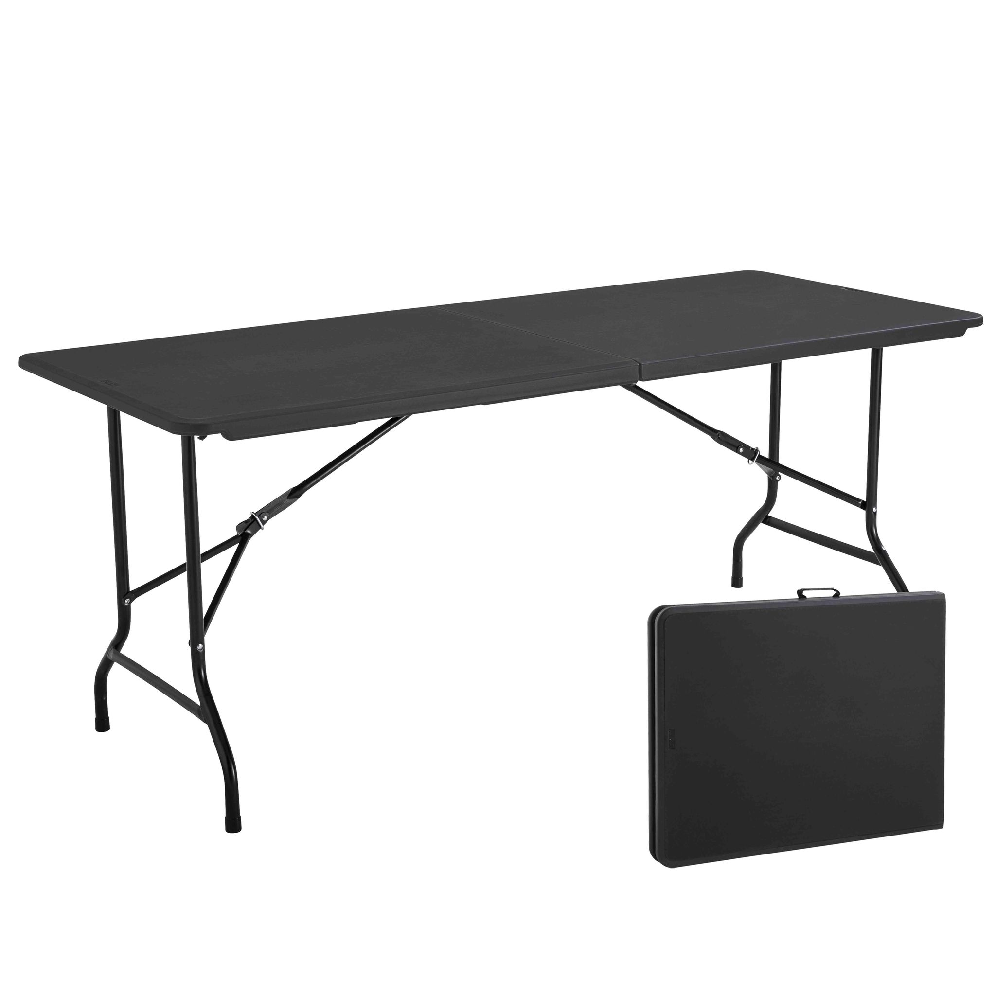 Rekkem – Table De Camping Pliante 180 Cm – 8 Places – Plateau En Pehd