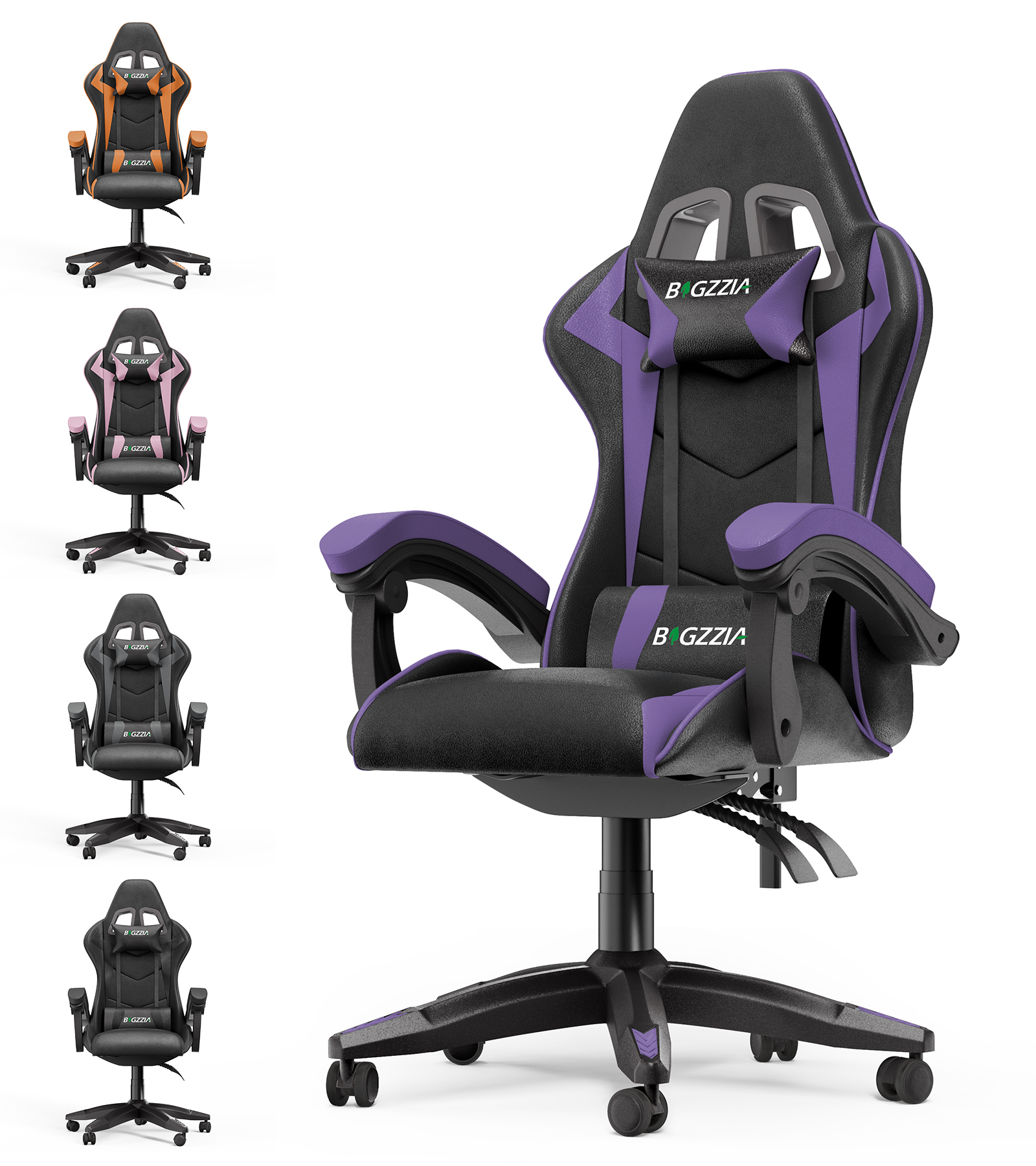 Chaise Gaming - Chaise De Jeu Ergonomique - Dossier Inclinable 155°