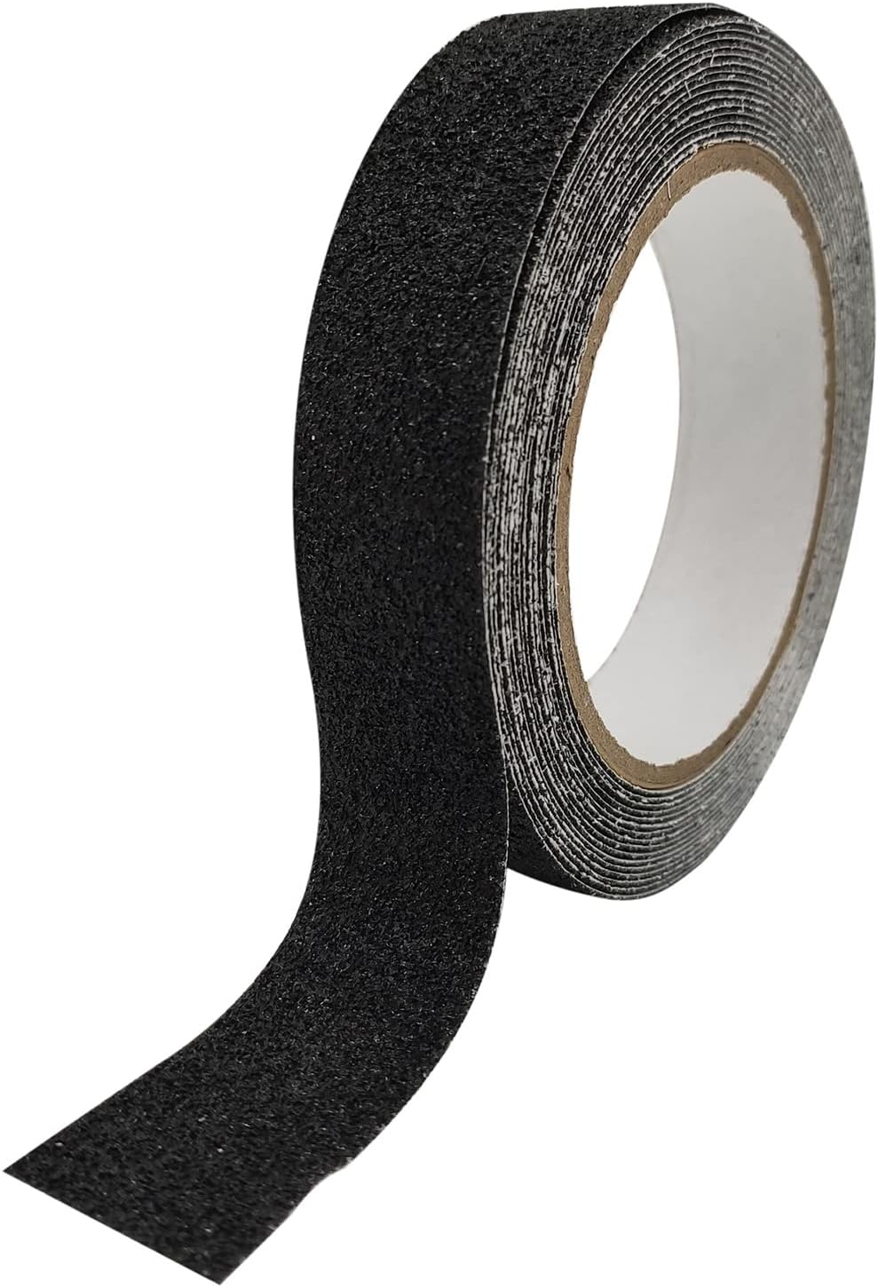 Bande antidérapante adhésive pour escaliers, PVC résistant à l'usure, noir, 2,5 cm x 5 m