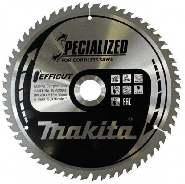 Efficut lame de scie à onglet 260x30 mm pour bois — photo de l’offre ManoMano